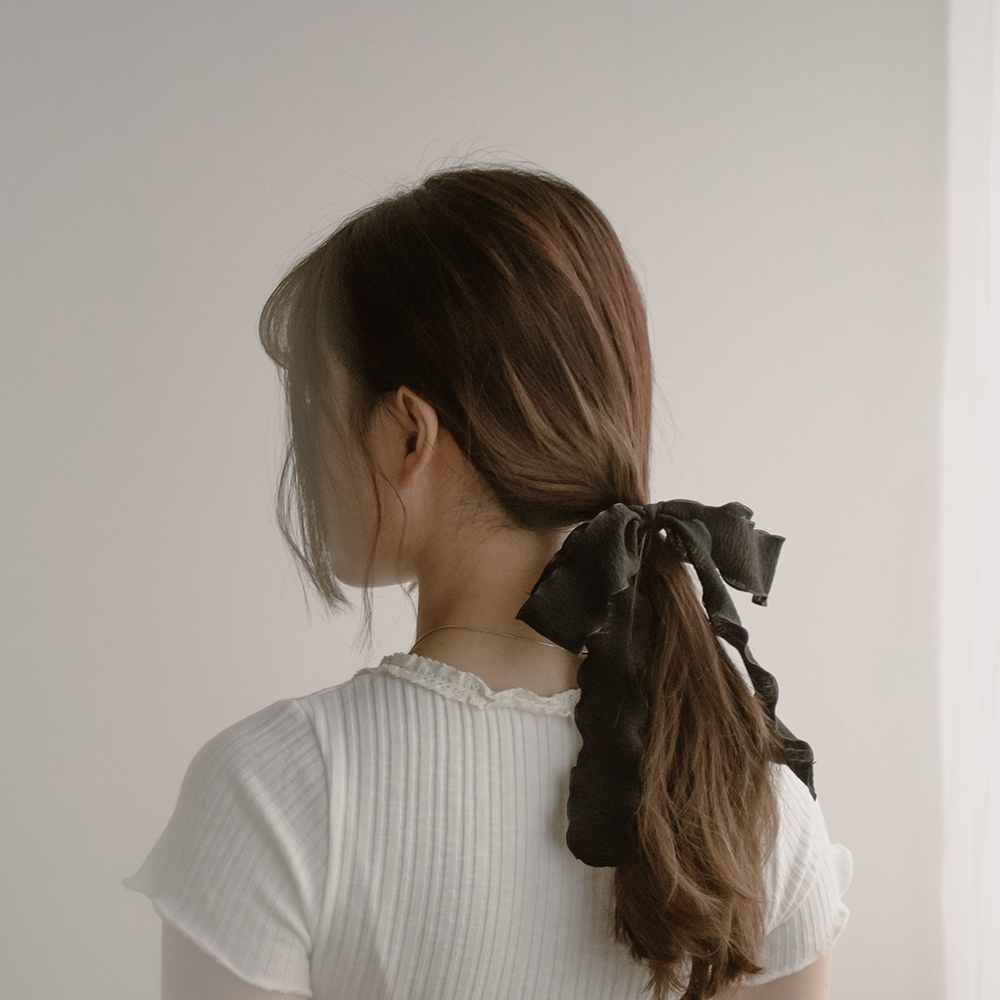 Wave Ribbon Ribbon Bow Ring (2 colors)【07090372】in stock+pre-order