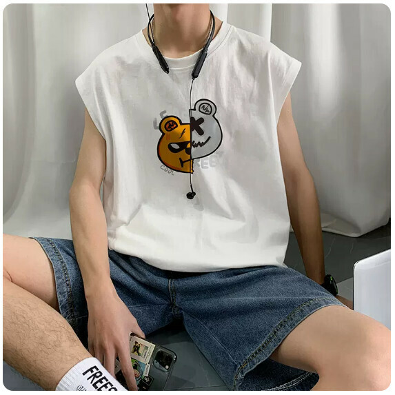 熱賣背心男士（白色【M_2XL碼】（下單後聯繫客服確認發貨尺碼））