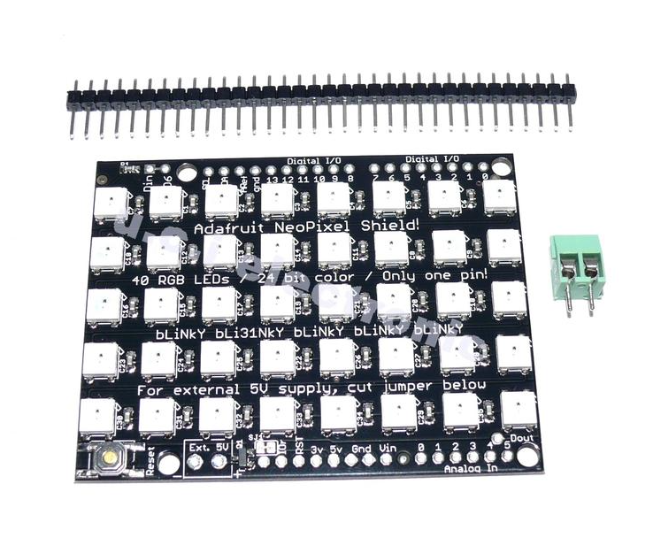 【UCI電子】(W-5) 40位 5*8位 WS2812B 5050 RGB LED內置全彩驅動彩燈開發