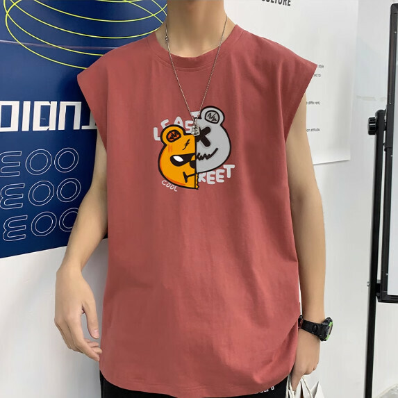 熱賣背心男士（紅色【M_2XL碼】（下單後聯繫客服確認發貨尺碼））