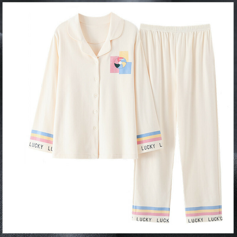 Long Sleeve Pajama Set [M-XXXL XP-4738] [Contact Customer Service to Confirm Shipping Size After Placing an Order]
