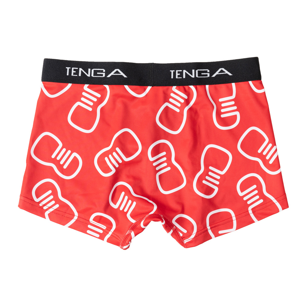 TENGA CUP印花四角褲 紅色