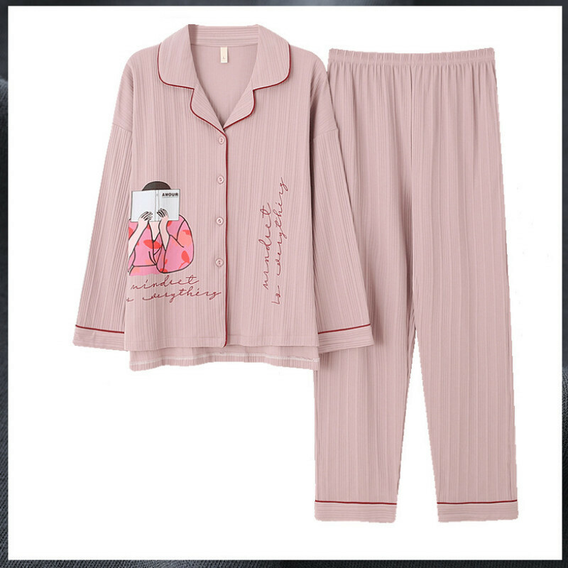 Long sleeve pajama set【M-XXXL XP-4721】【Contact customer service to confirm shipping size after placing an order】