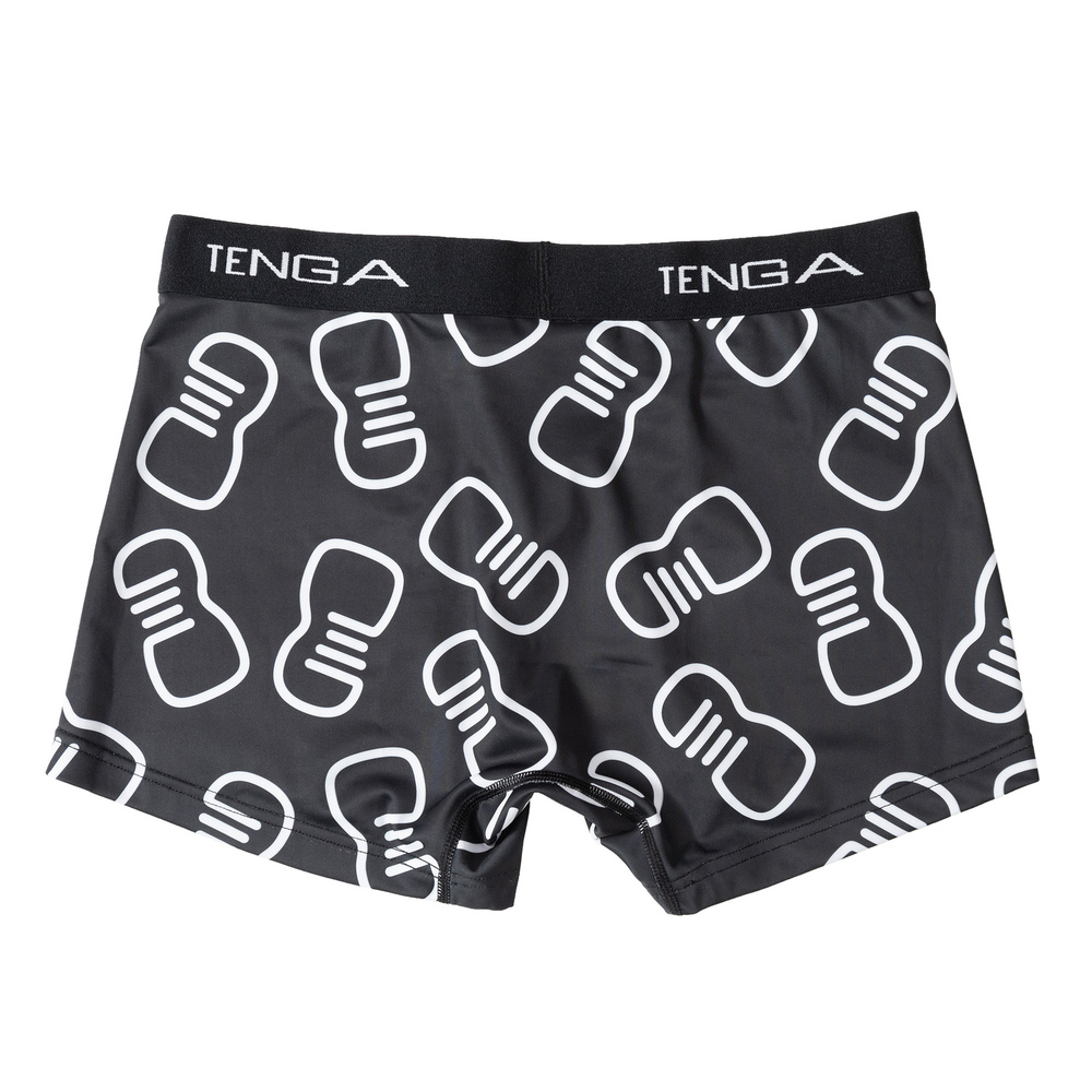 TENGA CUP印花四角褲 黑色