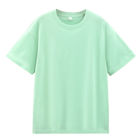 Cotton Women's T-Shirt (260g Light Green S-4XL Contact Customer Service to Confirm Shipping Size after placing an order)