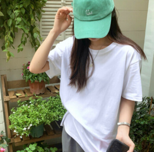 Cotton Women's T-Shirt (White S-4XL Contact Customer Service to Confirm Shipping Size after Placing an Order)