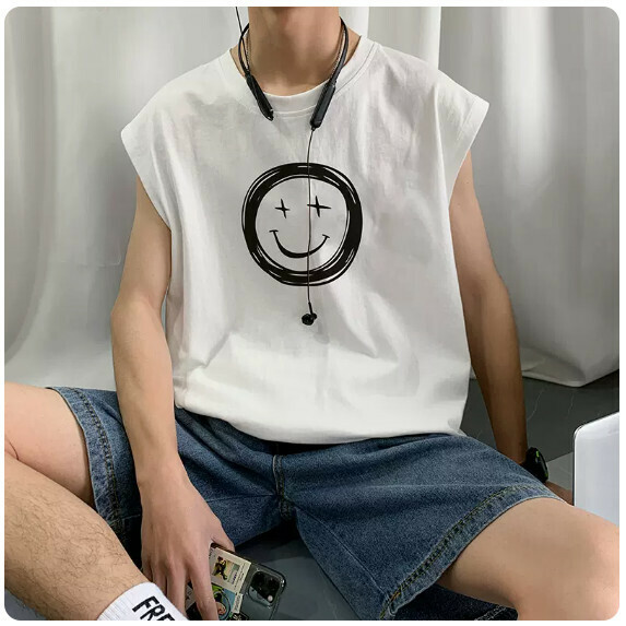 新款背心男士（A300_HT110_白色【M_2XL碼】（下單後聯繫客服確認發貨尺碼））