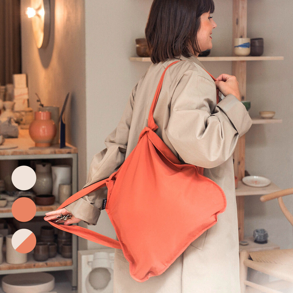 德國 Notabag 三用後背包 - 亞麻赤陶系列