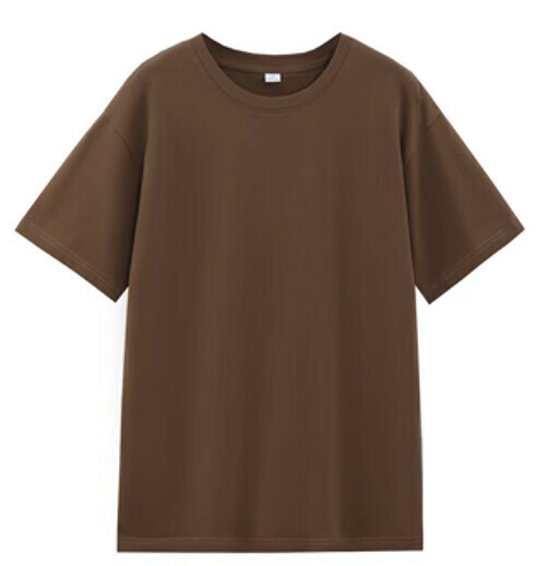Cotton Women's T-Shirt (260g Brown S-4XL Contact Customer Service to Confirm Shipping Size after placing an order)