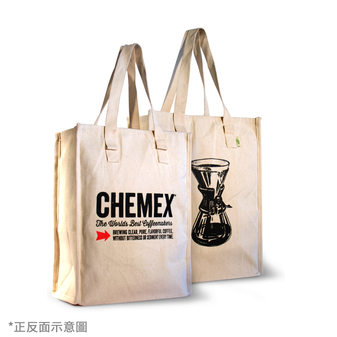 美國 CHEMEX 帆布托特包 (雙色絹印)