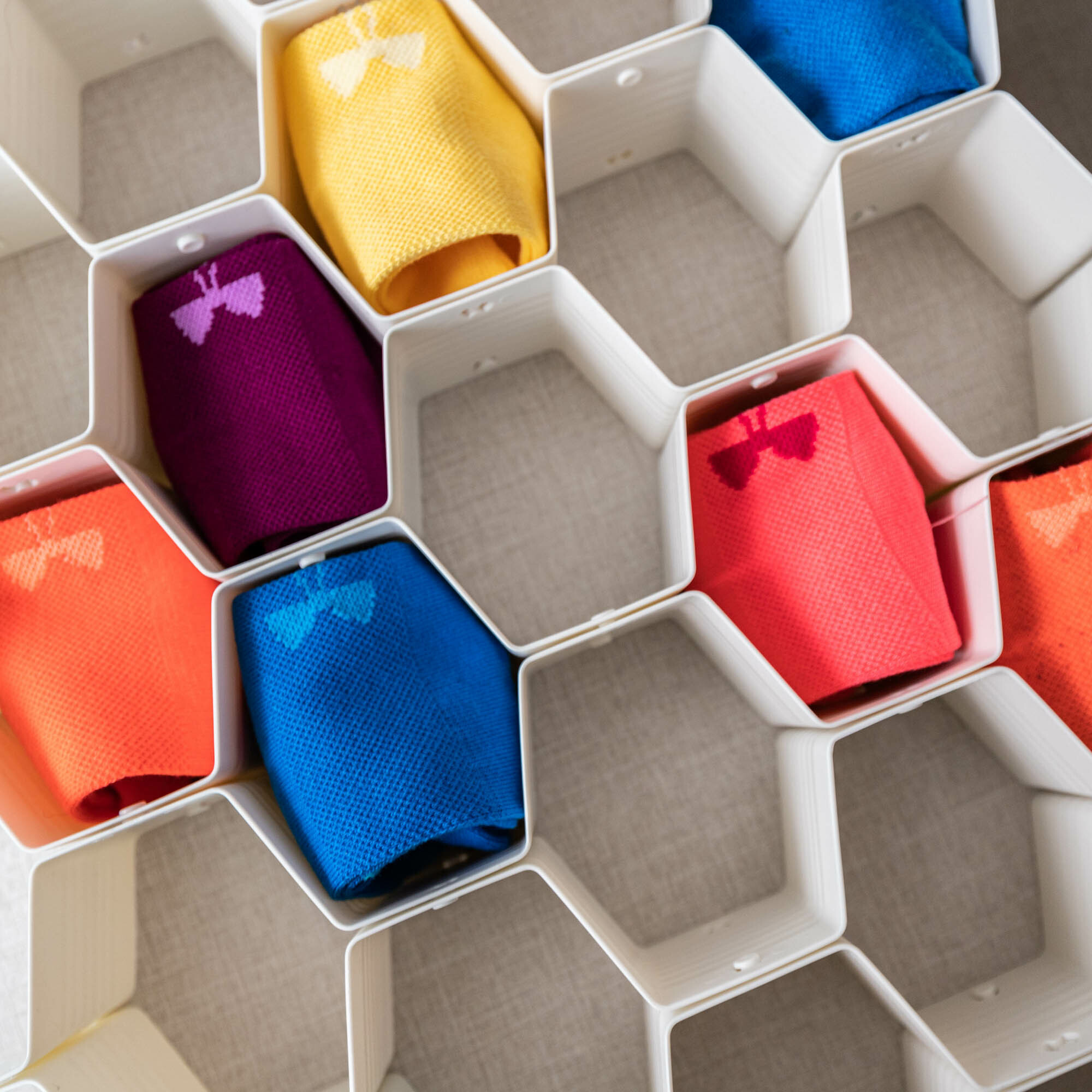 櫃內分隔|蜂窩抽屉分隔板(8片裝) - LeapSelect