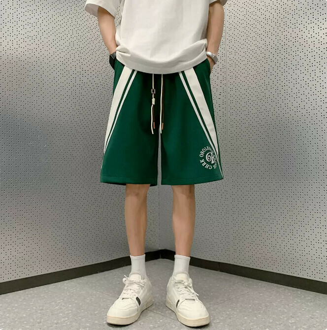 Striped Athletic Shorts (Peacock M-5XL) (Contact customer service to confirm shipping size after placing an order)