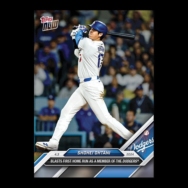 MLB球員卡 Shohei Ohtani - 2024 MLB TOPPS NOW® Card 36 - PR: 23191