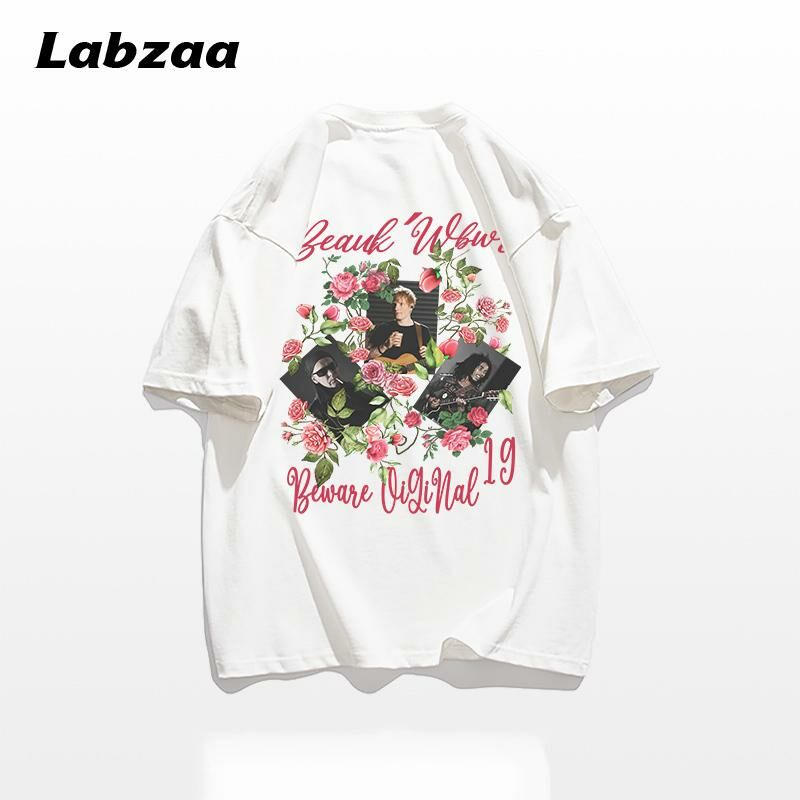 Casual loose short-sleeved T-shirt (M-3XL white) [Please contact customer service to confirm the shipping size after placing an order]