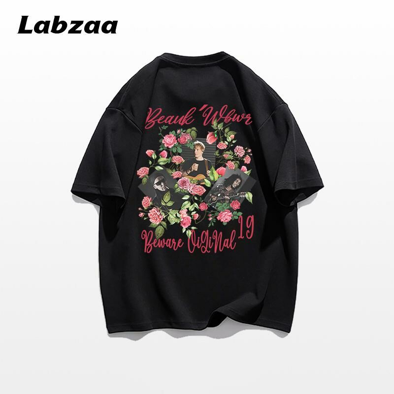 Casual loose short-sleeved T-shirt (M-3XL black) [Please contact customer service to confirm the shipping size after placing an order]