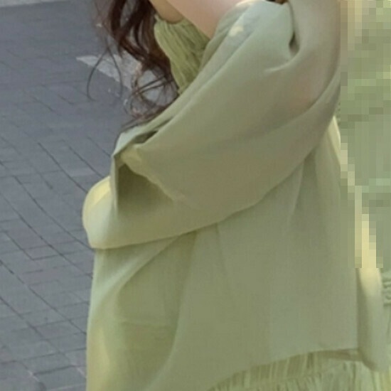 Hot selling polo collar cardigan top [green] [one size fits all]