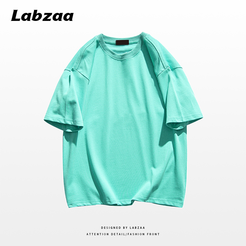 Casual loose short-sleeved T-shirt (M-3XL lake blue) [After placing an order, please contact customer service to confirm the shipping size]