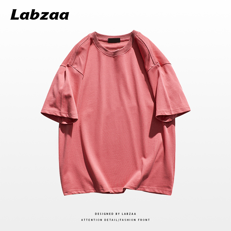 Casual loose short-sleeved T-shirt (M-3XL size bean paste powder) [Please contact customer service to confirm the shipping size after placing an order]