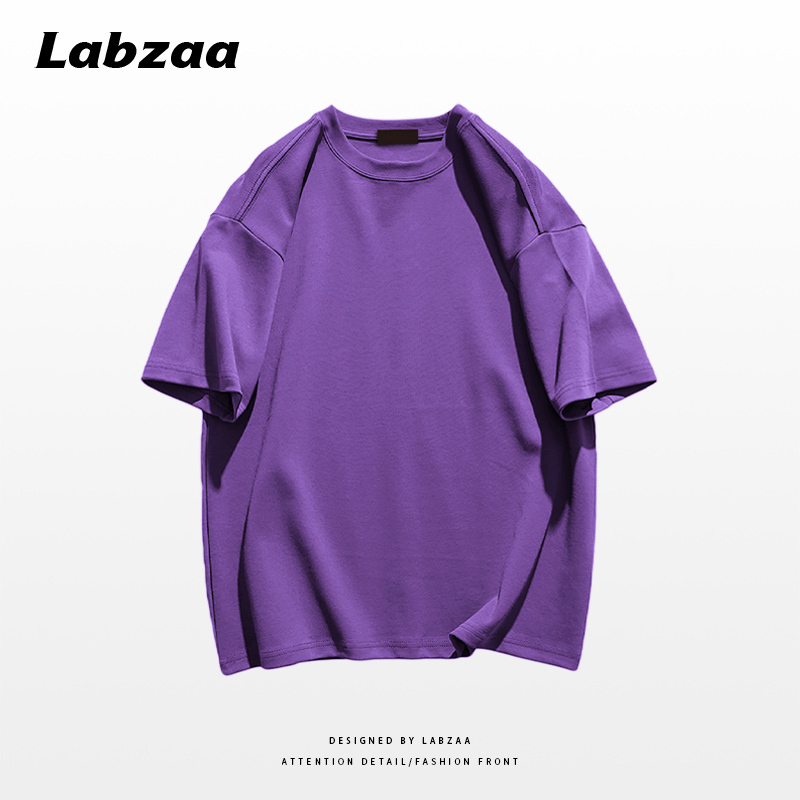Casual loose short-sleeved T-shirt (M-3XL purple) [Please contact customer service to confirm the shipping size after placing an order]