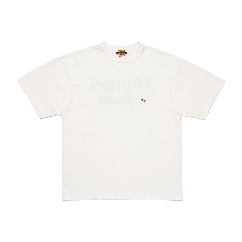 現貨，白色L┃HUMAN MADE POCKET T-SHIRT 刺繡 口袋 短袖