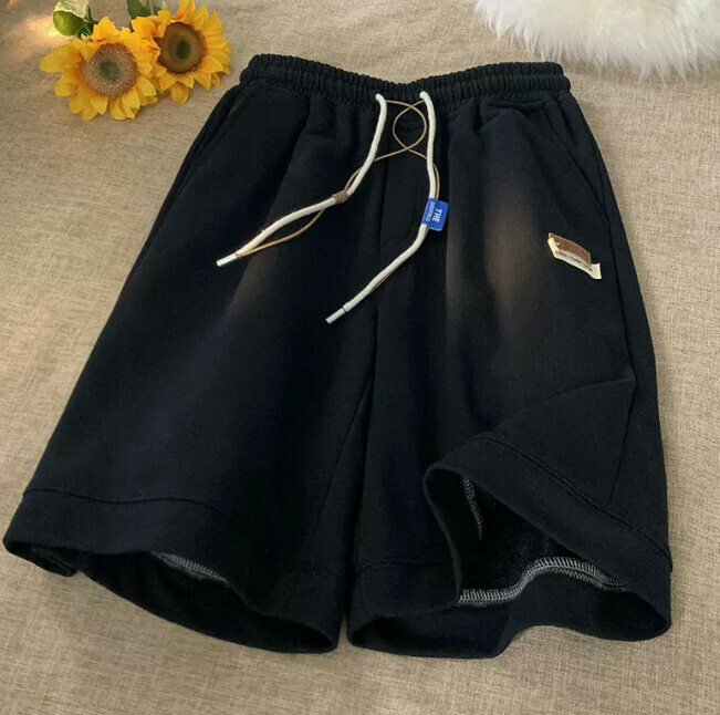 爆款鬆緊短褲（黑色M-2XL））（下單后聯繫客服確認發貨尺碼）