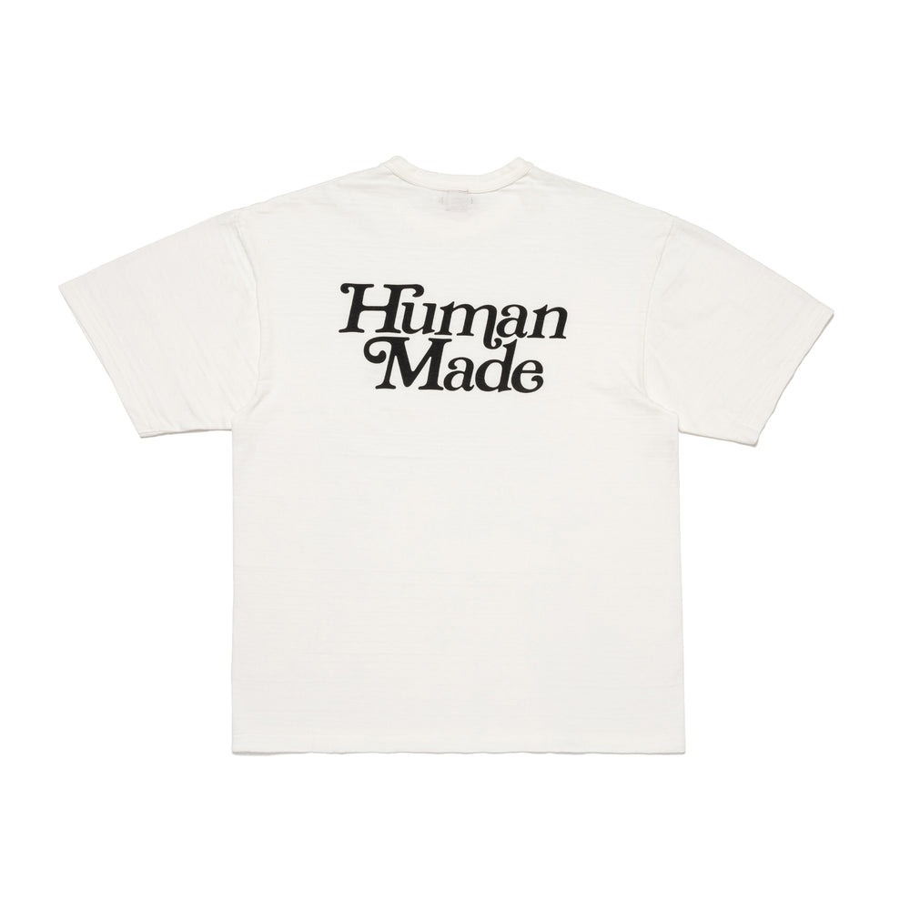 現貨，白色L┃HUMAN MADE POCKET T-SHIRT 刺繡 口袋 短袖