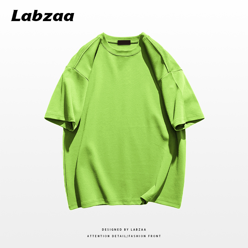 Casual loose short-sleeved T-shirt (M-3XL fluorescent green) [Please contact customer service to confirm the shipping size after placing an order]