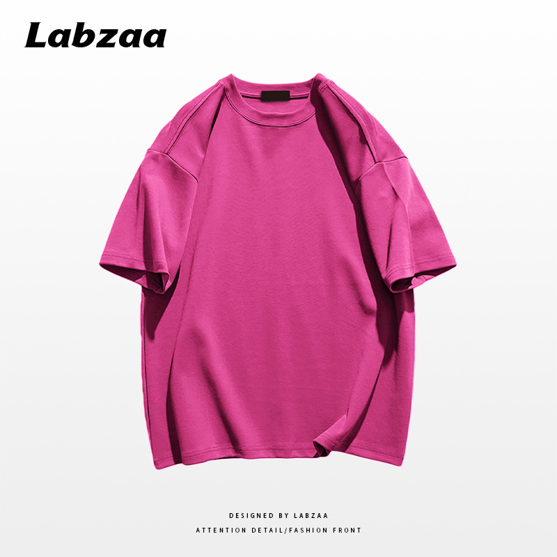 Casual loose short-sleeved T-shirt (M-3XL rose red) [Please contact customer service to confirm the shipping size after placing an order]