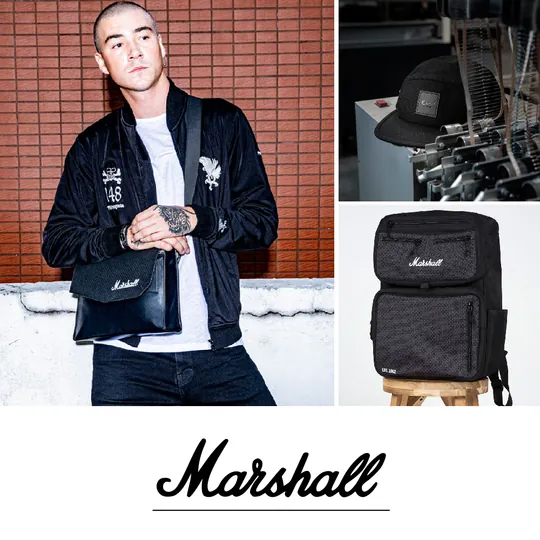 marshall,中性,背包,潮流,帥氣,後背包,男生背包,側背包, 休閒包, 情侶包