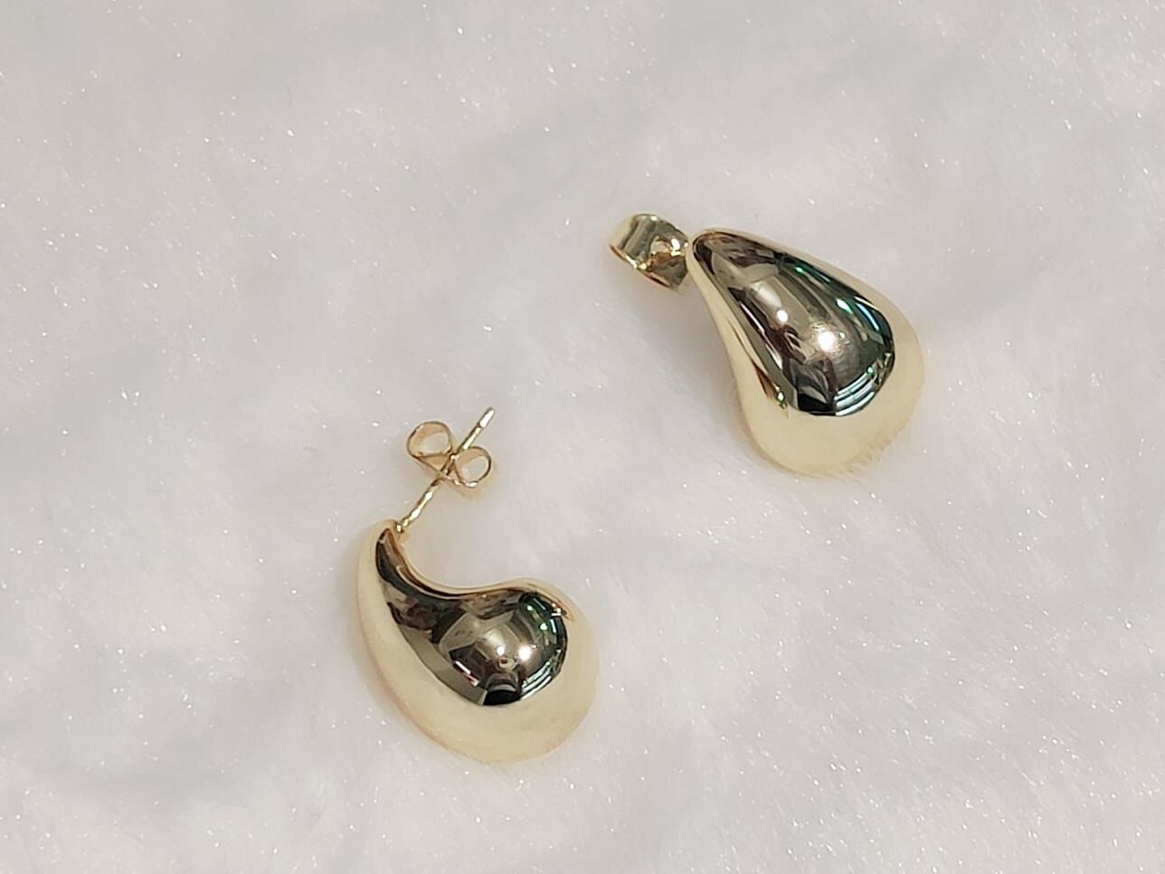 925純銀水滴型耳環