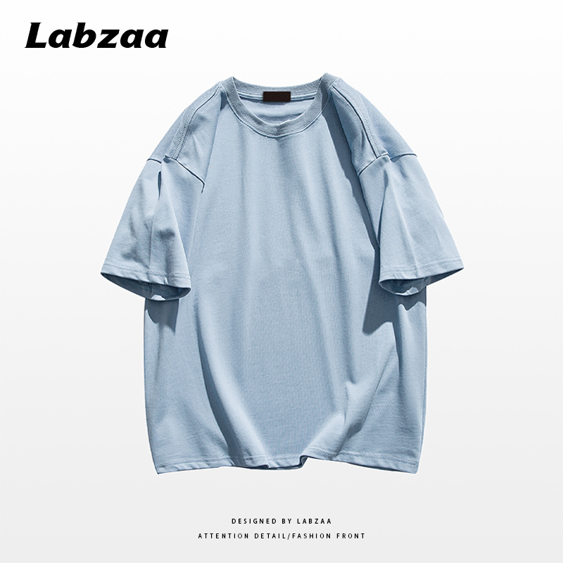 Casual loose short-sleeved T-shirt (M-3XL light blue) [After placing an order, please contact customer service to confirm the shipping size]