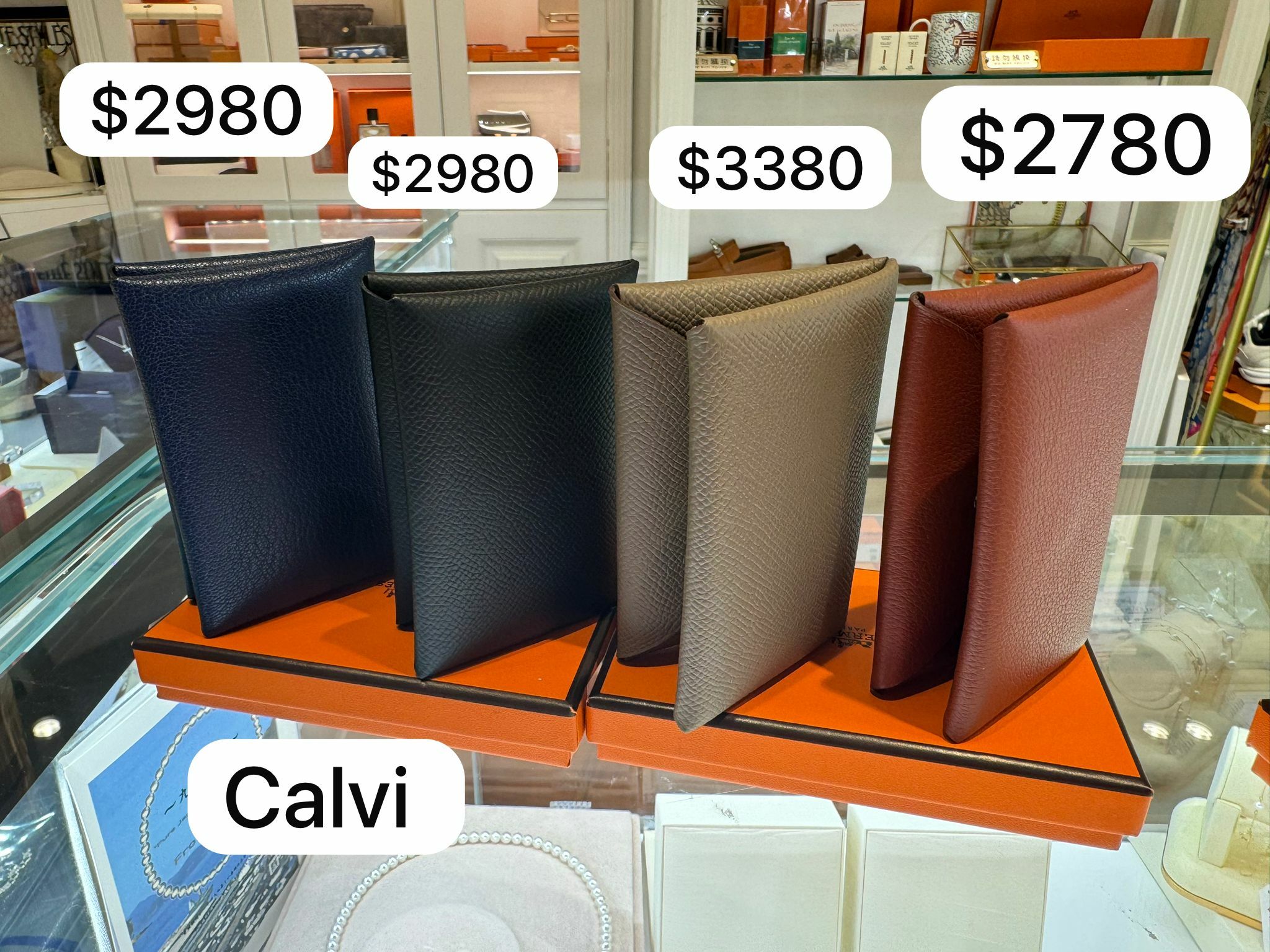 Hermes Calvi card holder