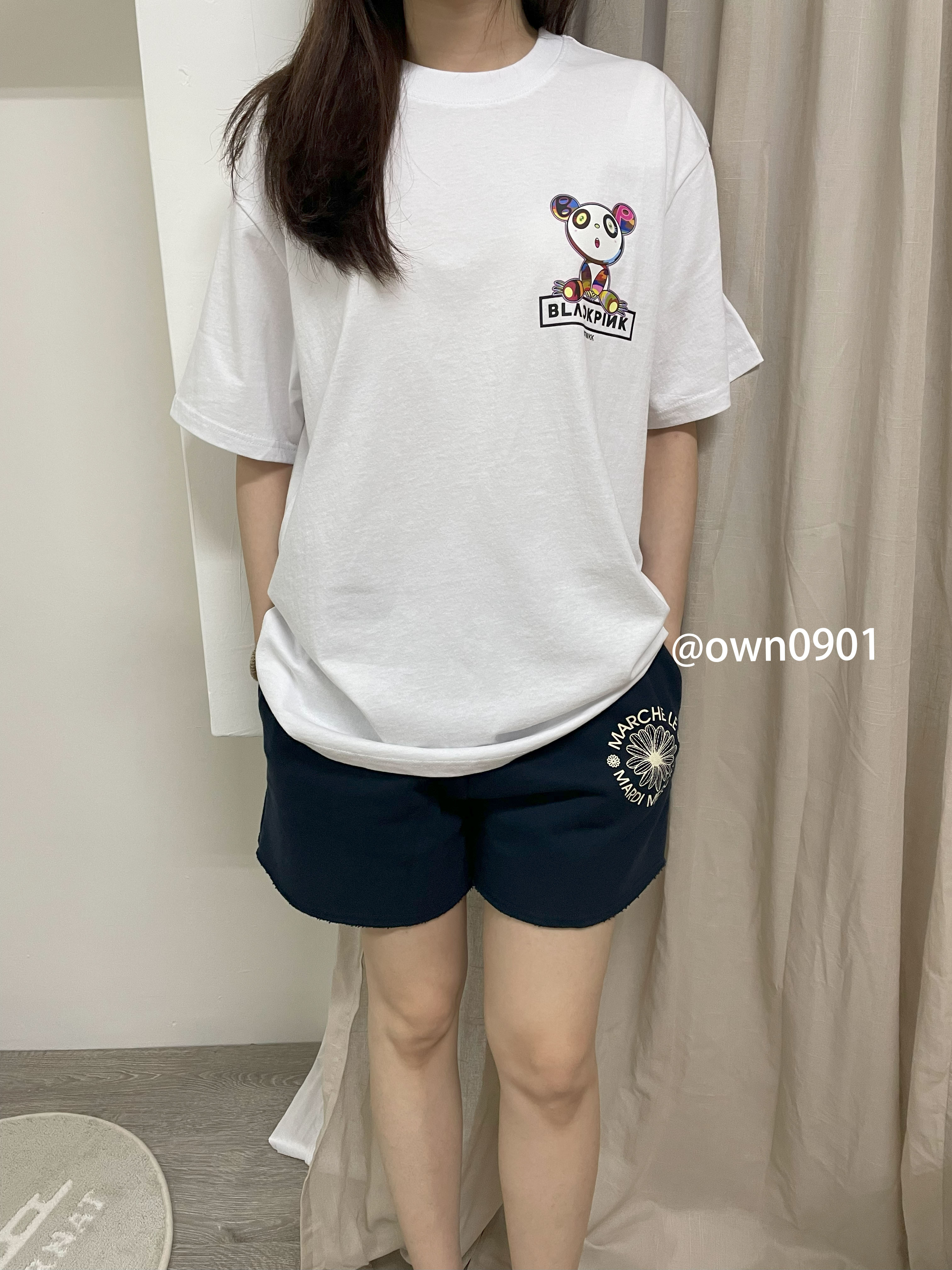 【絕版-零碼】Black Pink X Takashi Murakami 村上隆 限量聯名 短袖上衣 花花 造型 男女同款 抹茶綠 白色