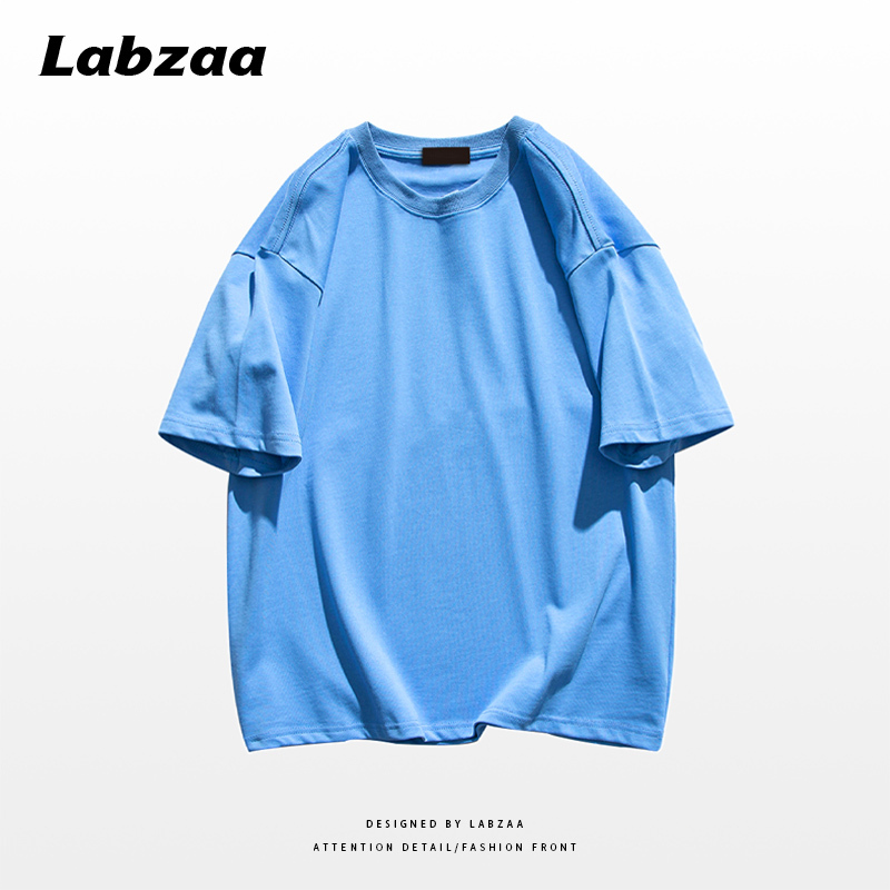 Casual loose short-sleeved T-shirt (M-3XL sky blue) [After placing an order, please contact customer service to confirm the shipping size]