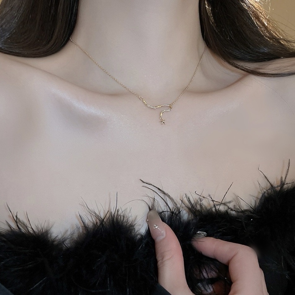 18k氛圍流星墜細項鍊