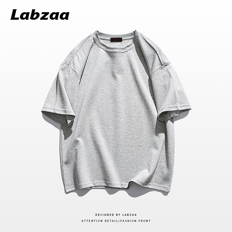 Casual loose short-sleeved T-shirt (M-3XL light gray) [Please contact customer service to confirm the shipping size after placing an order]