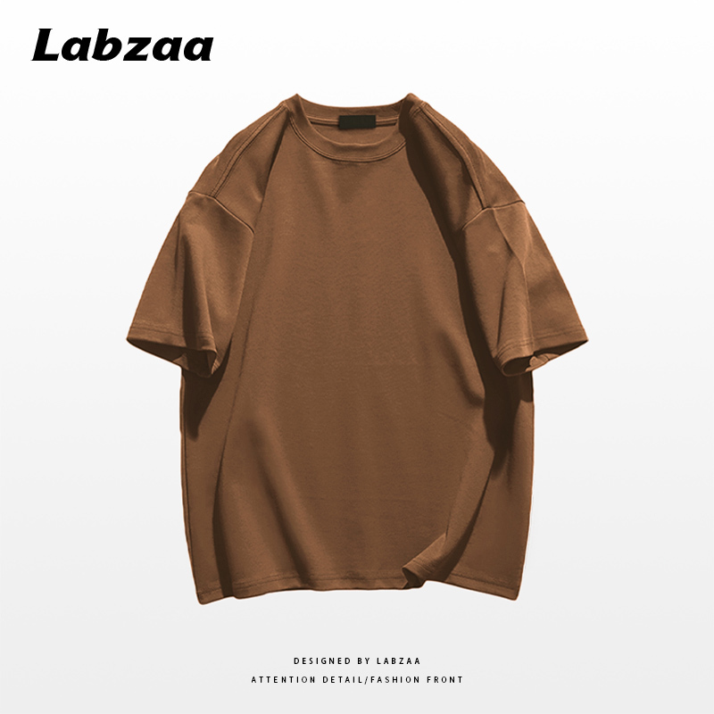 Casual loose short-sleeved T-shirt (M-3XL brown size) [Please contact customer service to confirm the shipping size after placing an order]