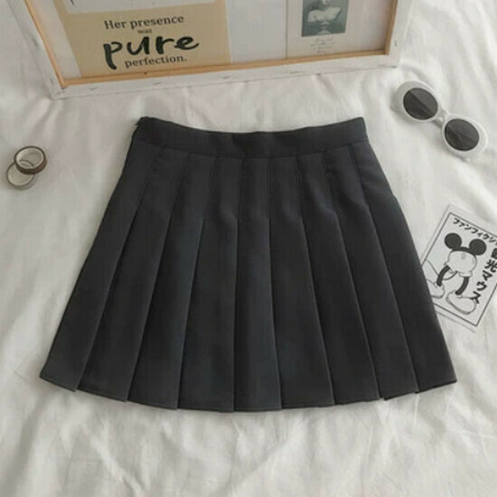 Hot Selling Pleated Skirt [Gray (Thick Style)] [S-XL] (Please contact customer service to confirm the delivery size after placing the order)