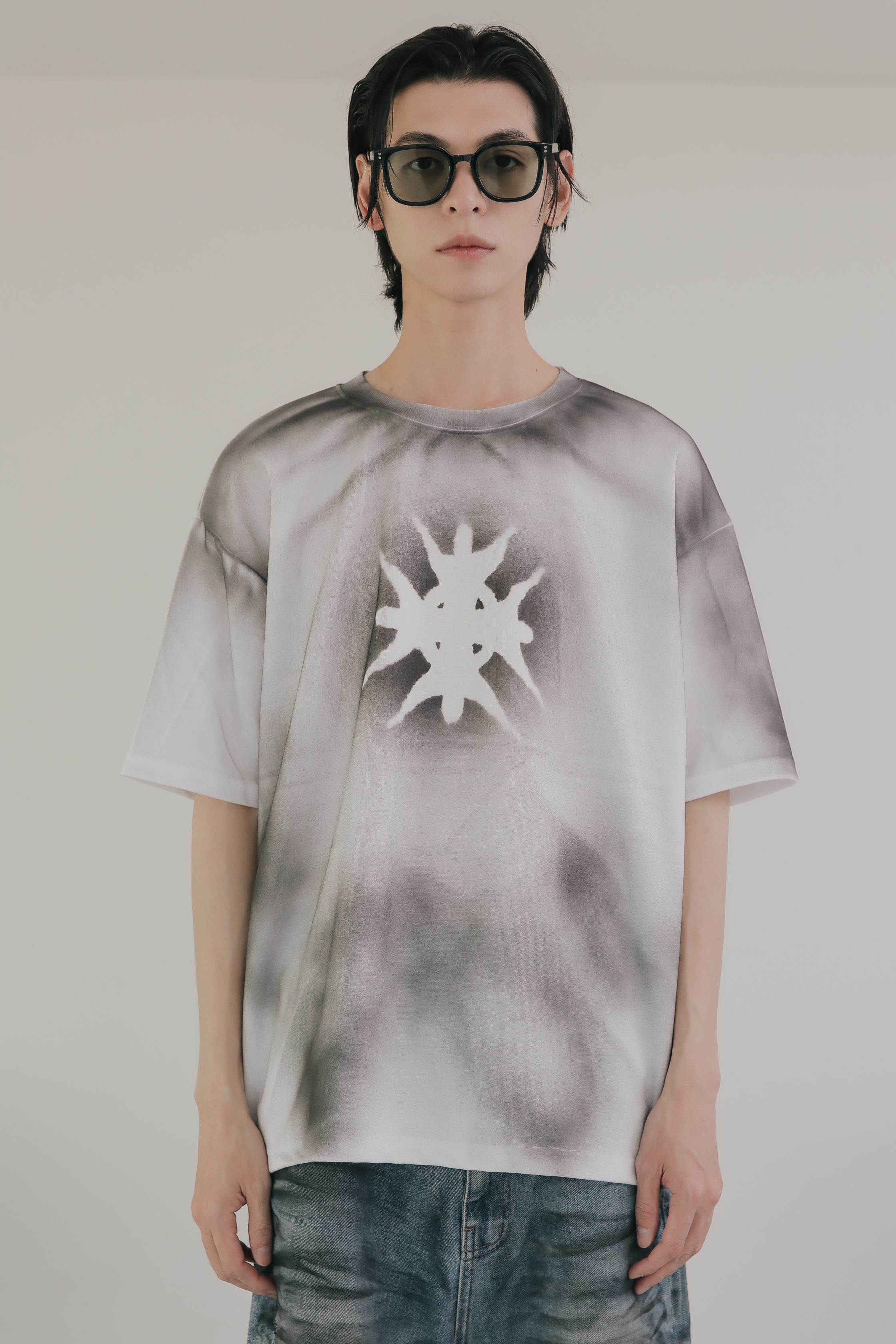 Dark Washing Short Sleeves #短T