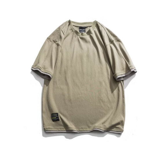 Monogram print short sleeve T (green) [M-2XL size] [Contact customer service to confirm the shipping size after placing an order]