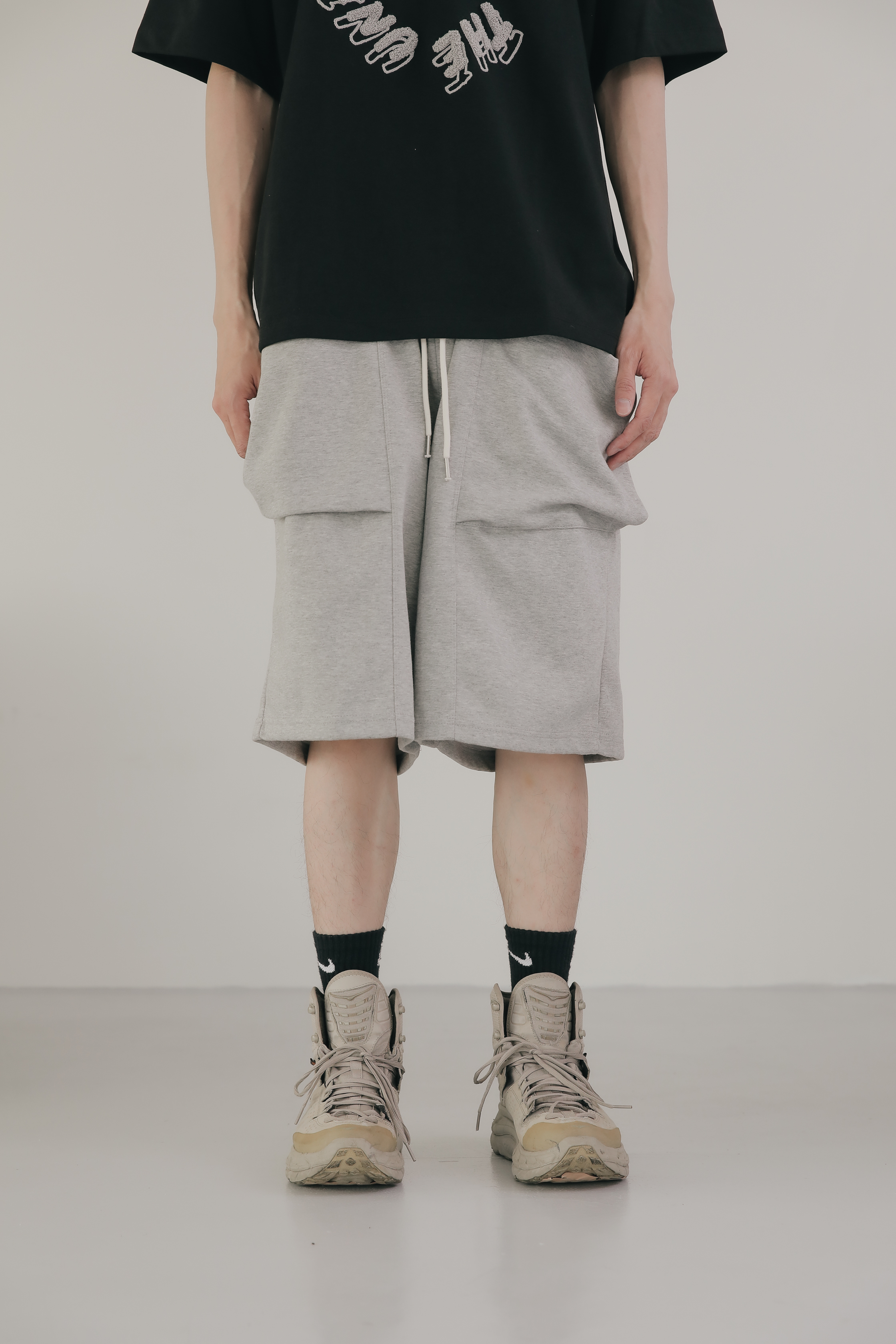 Double Pocket Balloons Half Pants #短褲