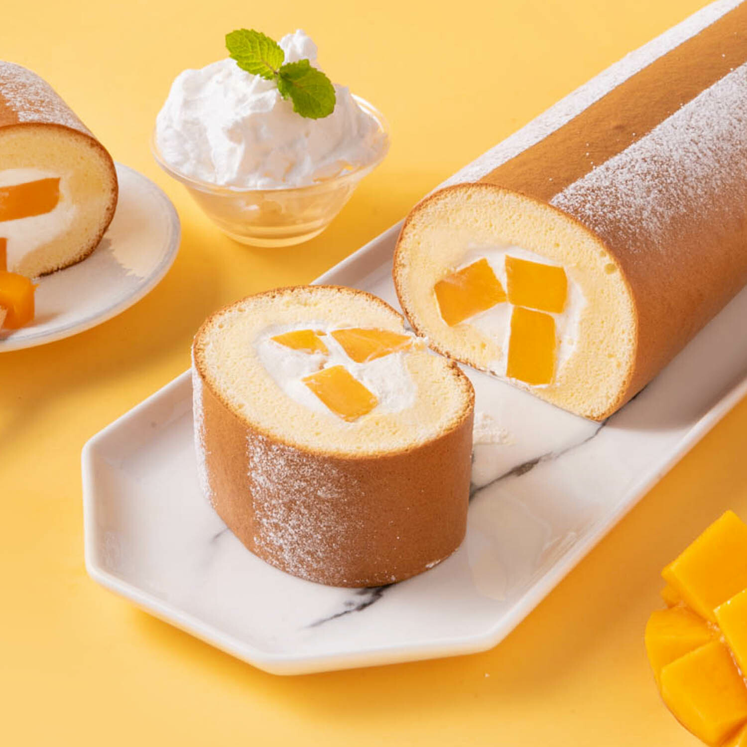 芒果鮮乳捲【季節限定/芒果蛋糕/長條蛋糕】