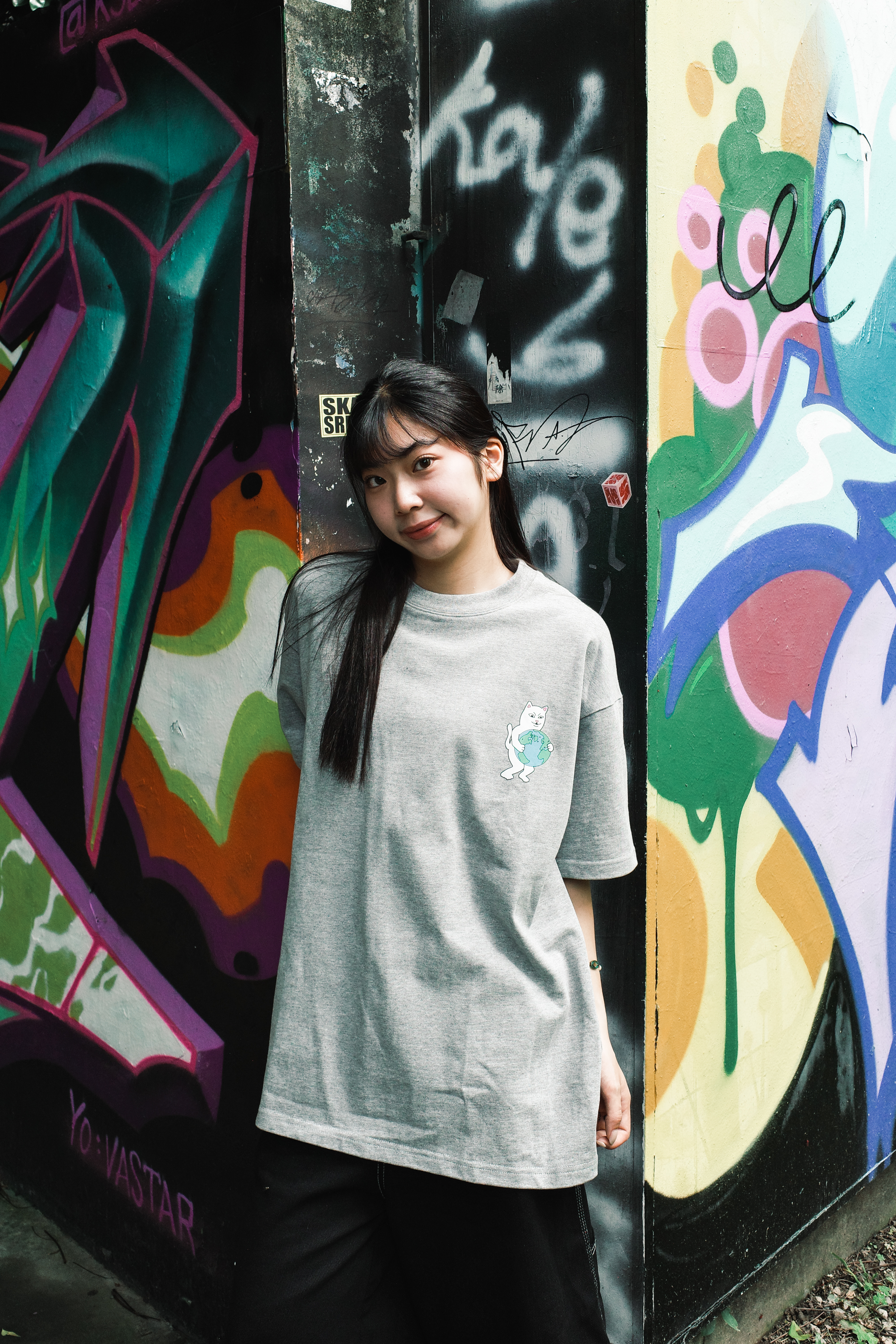 『Always_Good』FUXK 貓貓 印花 短TEE