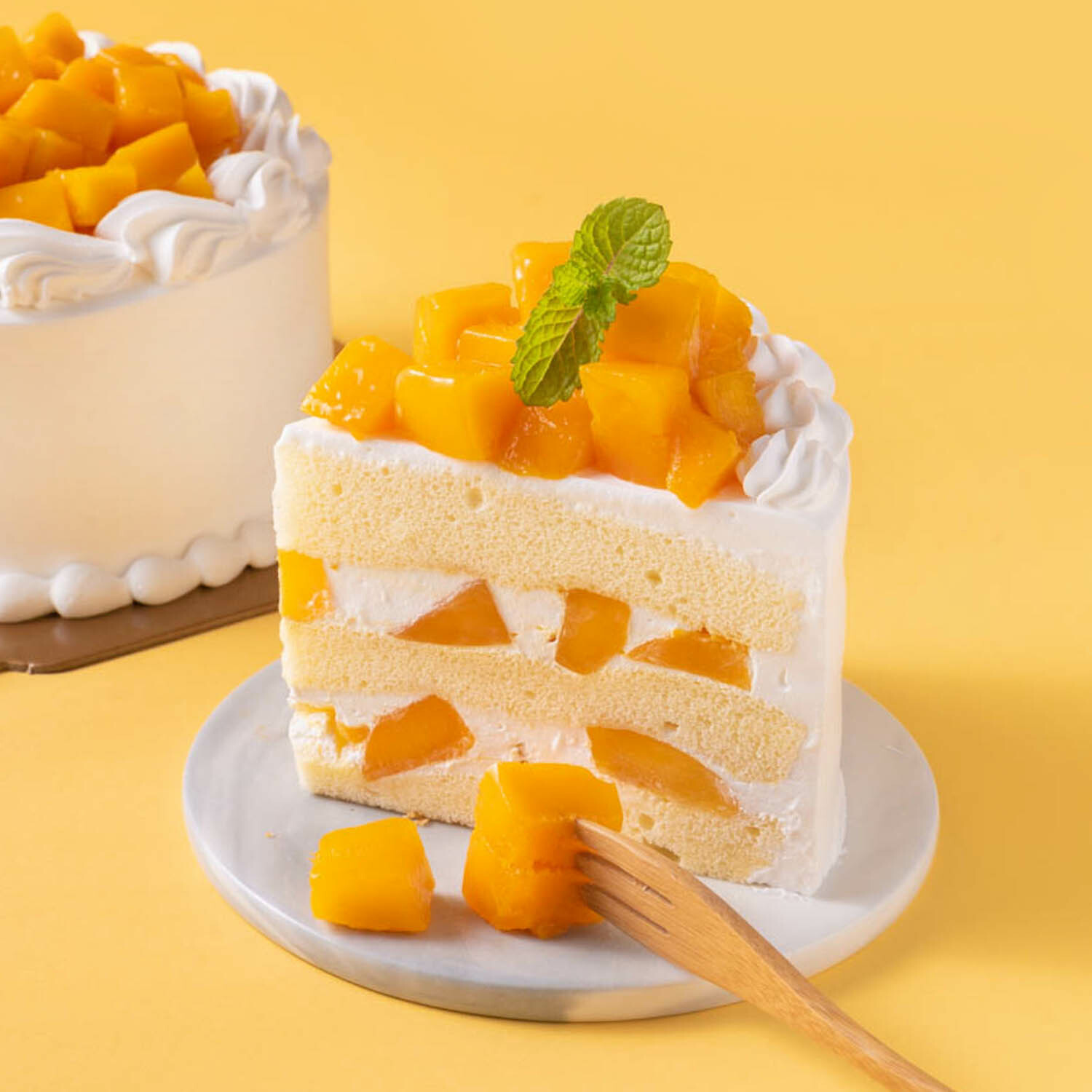 【限店取】芒芒夏日 6-10吋【季節限定/鮮奶油蛋糕/芒果蛋糕】