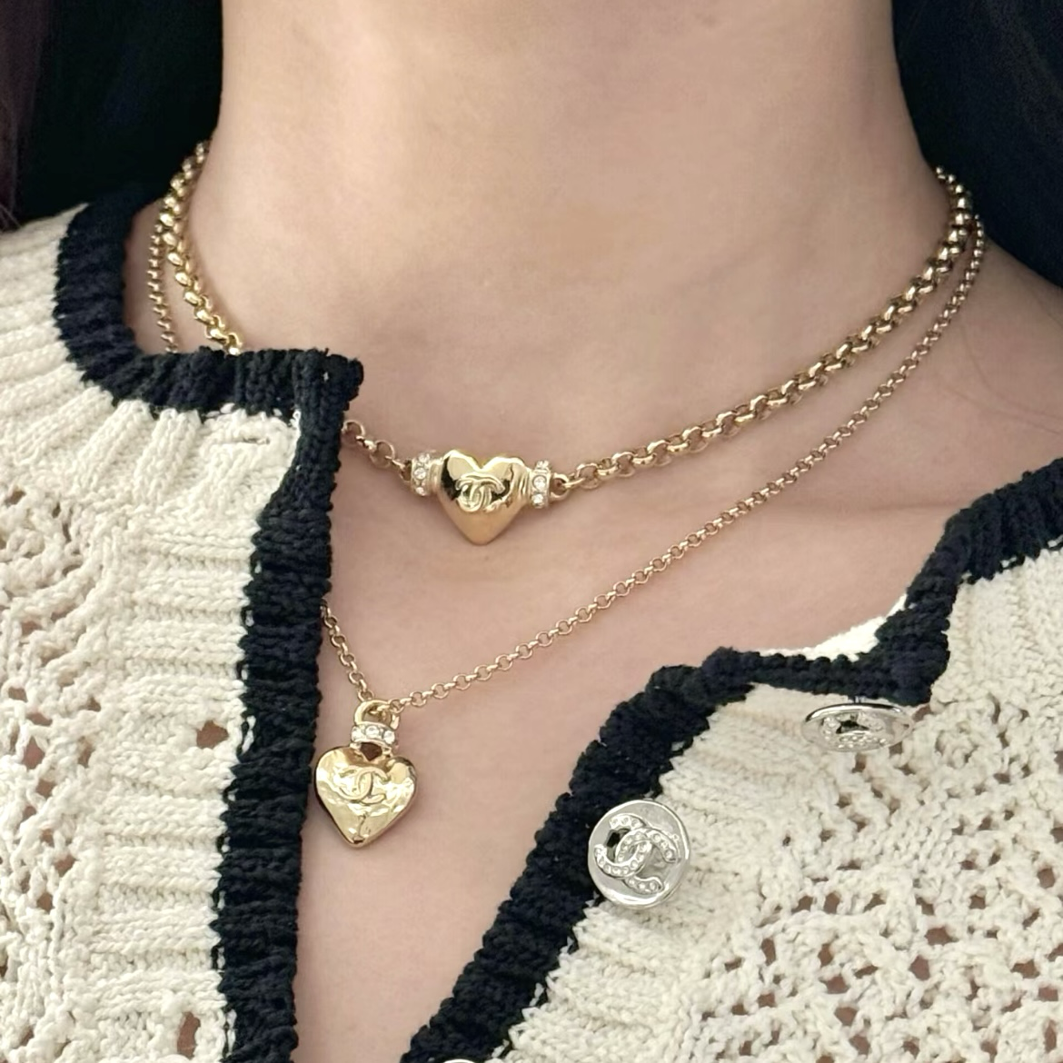 18k 24p千金愛心鎖鑽定製項鍊