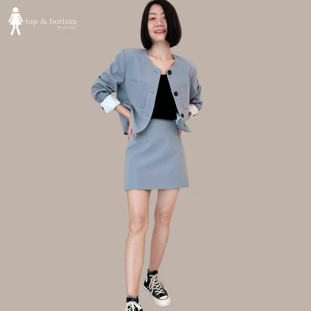 L/SLEEVE POCKET SHORT BLAZER