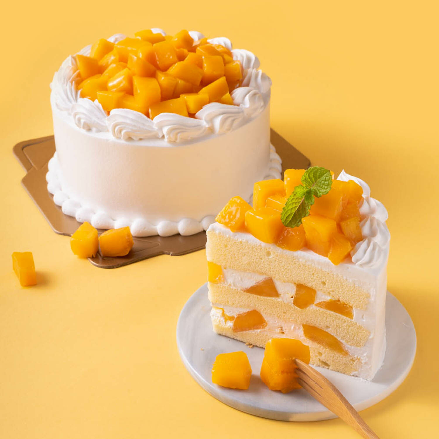 【限店取】芒芒夏日 6-10吋【季節限定/鮮奶油蛋糕/芒果蛋糕】