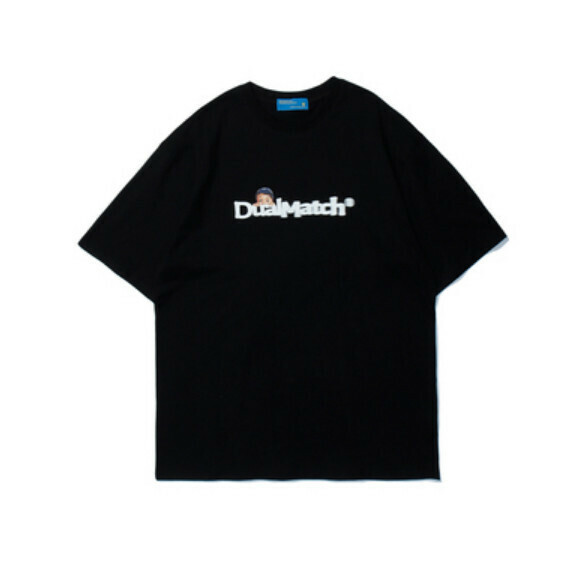 Summer Simple Letter Print Short Sleeve T (Black) [S-XL Size] [Contact Customer Service to Confirm Shipping Size After Placing an Order]