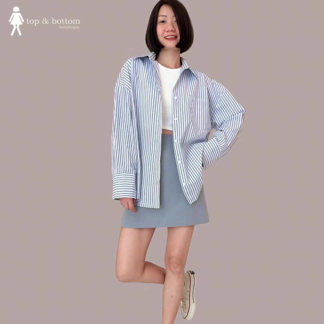 SOLID HIGH WAIST SHORT SKIRT