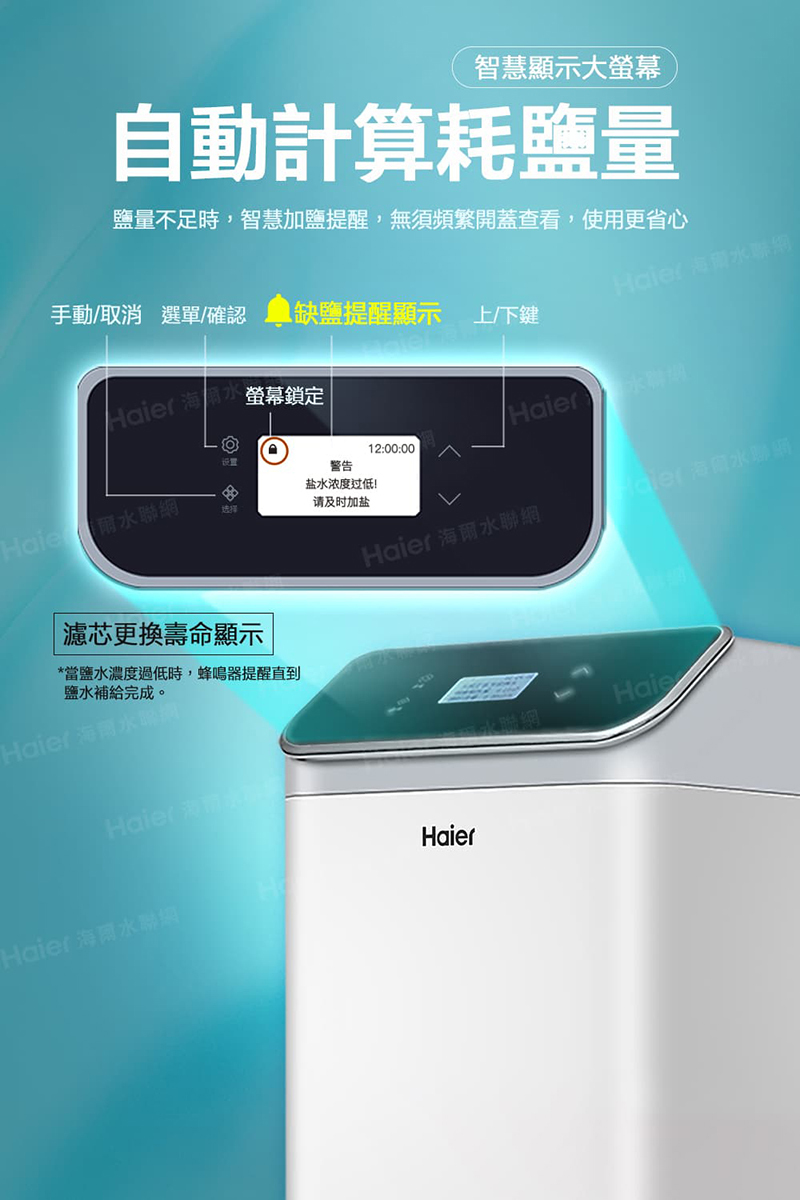 海爾全屋反沖洗淨軟水-頂客小資組